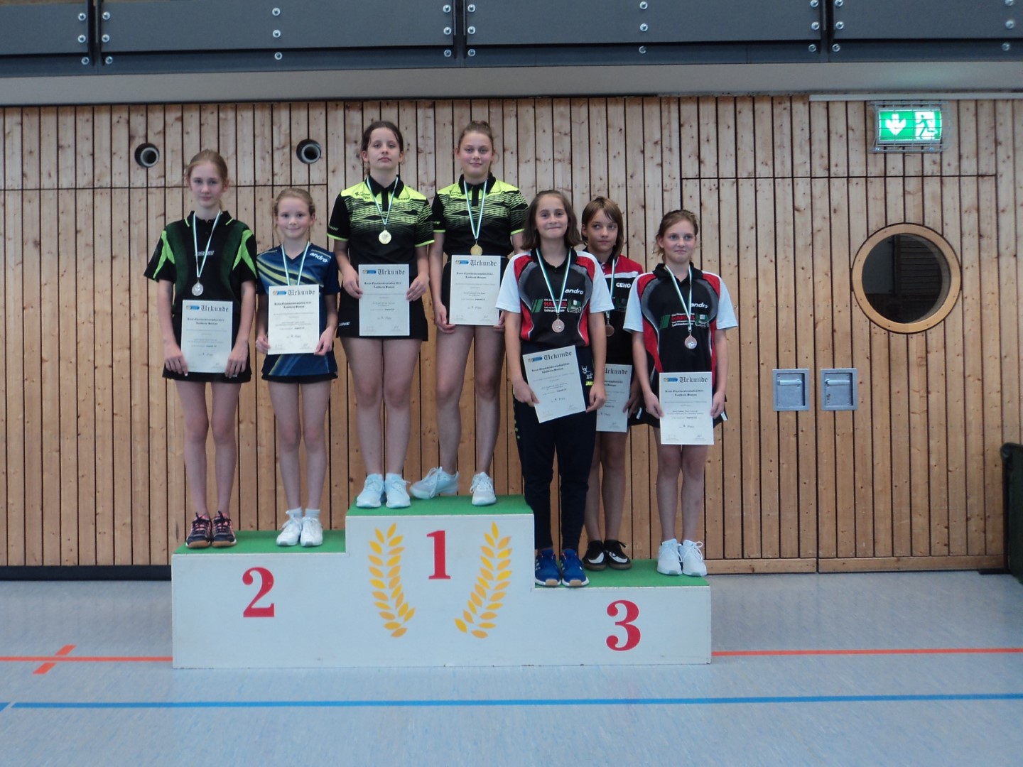 Siegerehrung der Jugend 13 - Mädchen Doppel - Foto von Ines Mietzsch