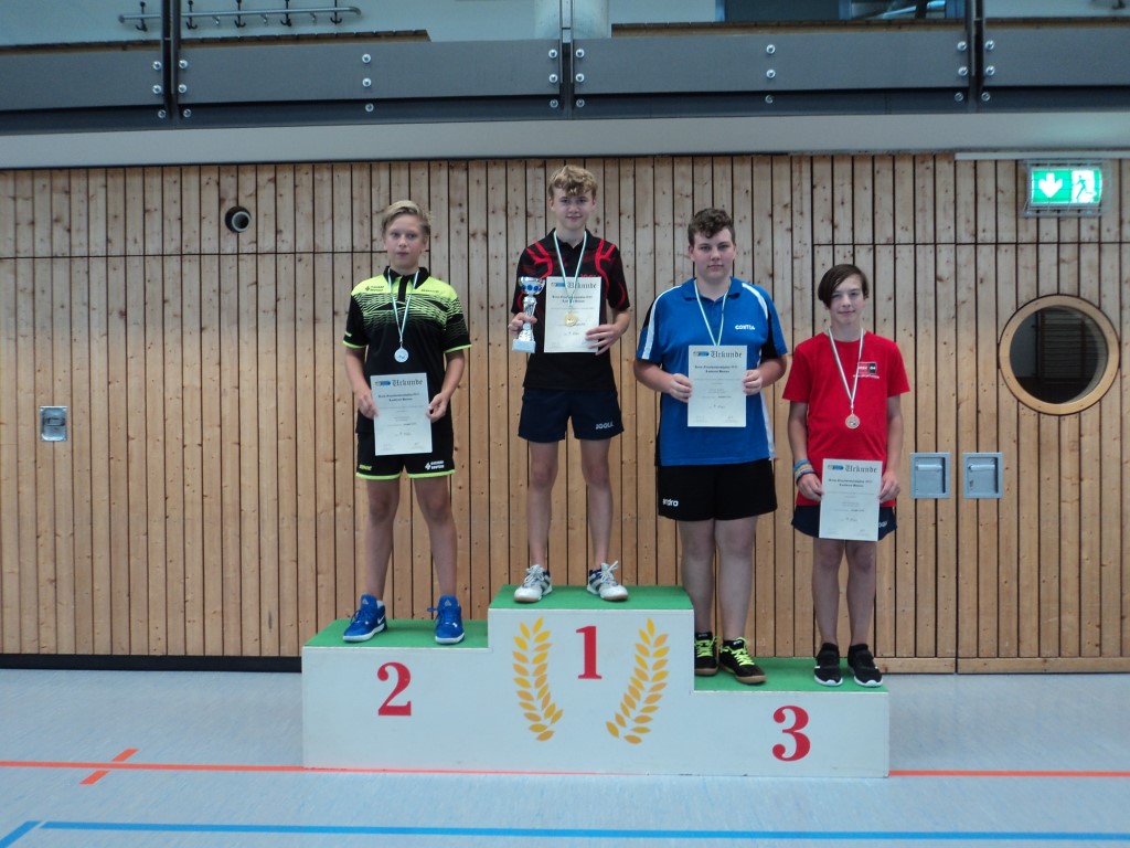 Jungen Einzel - Jugend 15 - Foto von Ines Mietzsch