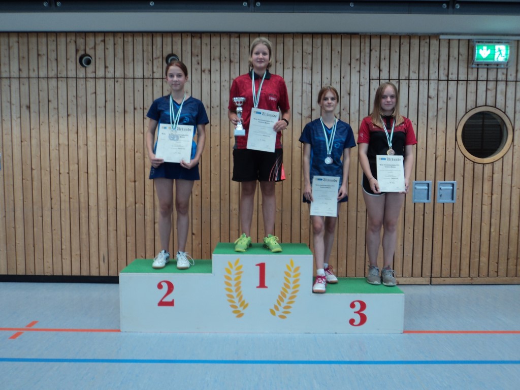 Mädchen Einzel - Jugend 15 - Foto von Ines Mietzsch