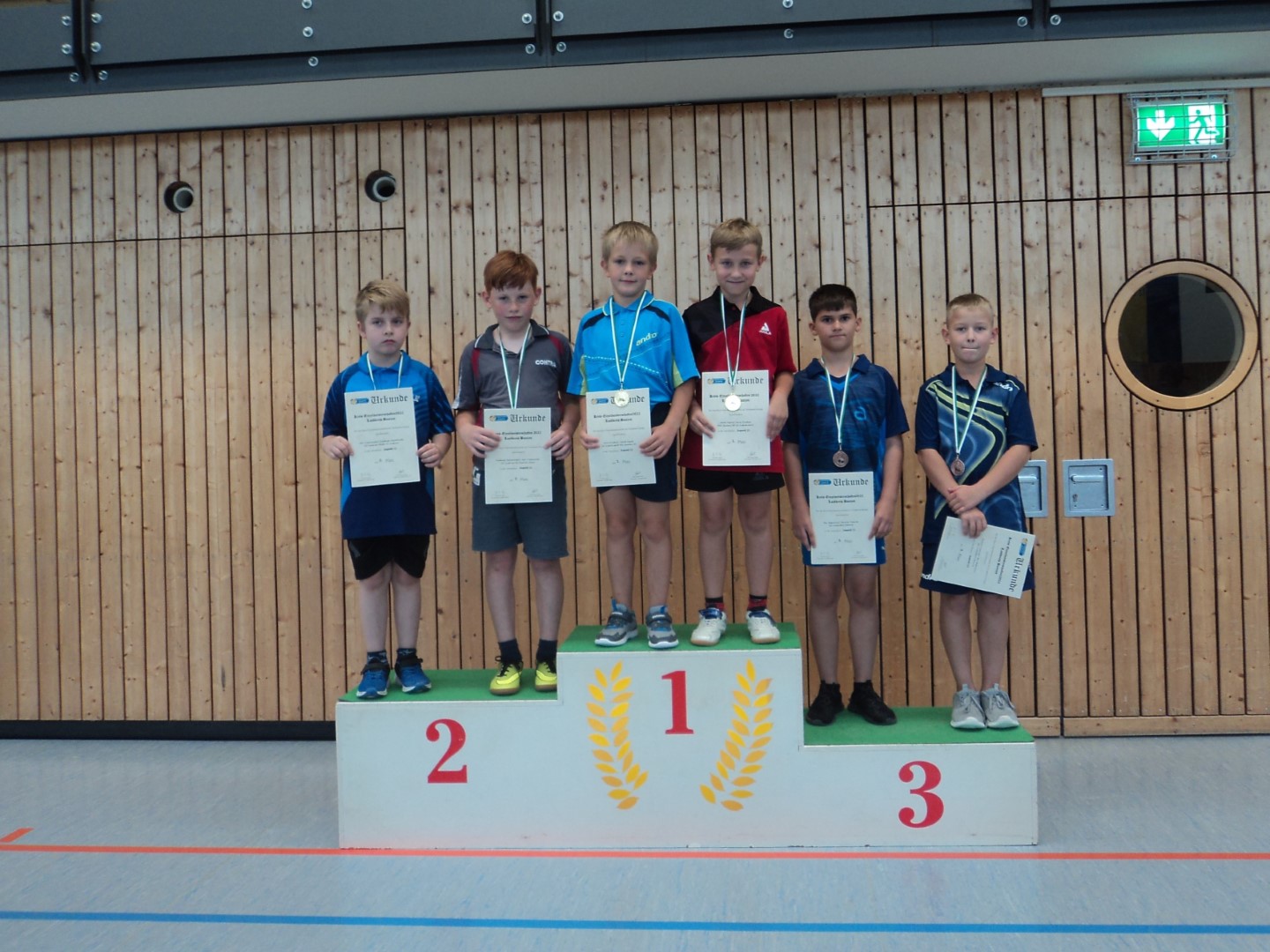 Siegerehrung der Jugend 11 - Jungen Doppel - Foto von Ines Mietzsch