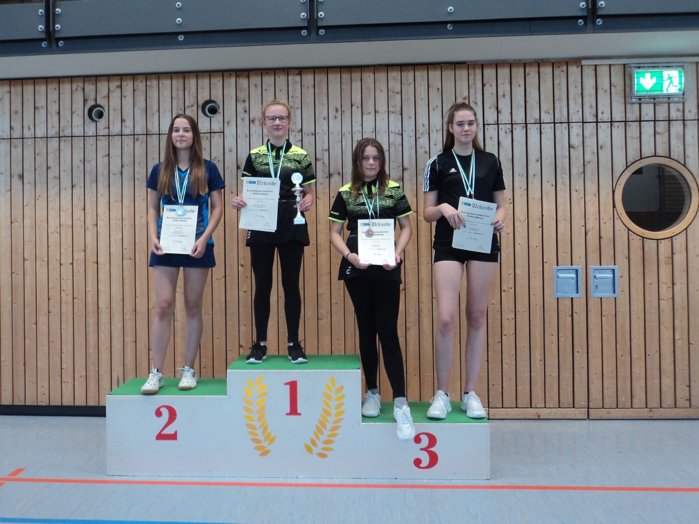 Siegerehrung der Jugend 15 - Mädchen Einzel - Foto von Ines Mietzsch