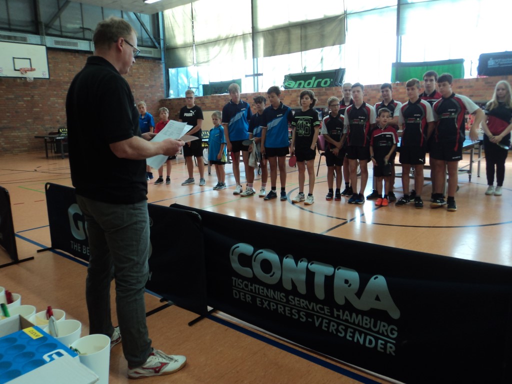 Eröffnung der Kreis-Kinder- und Jugendspartakiade 2022 im Tischtennis in Hoyerswerda - Foto von Ines Mietzsch