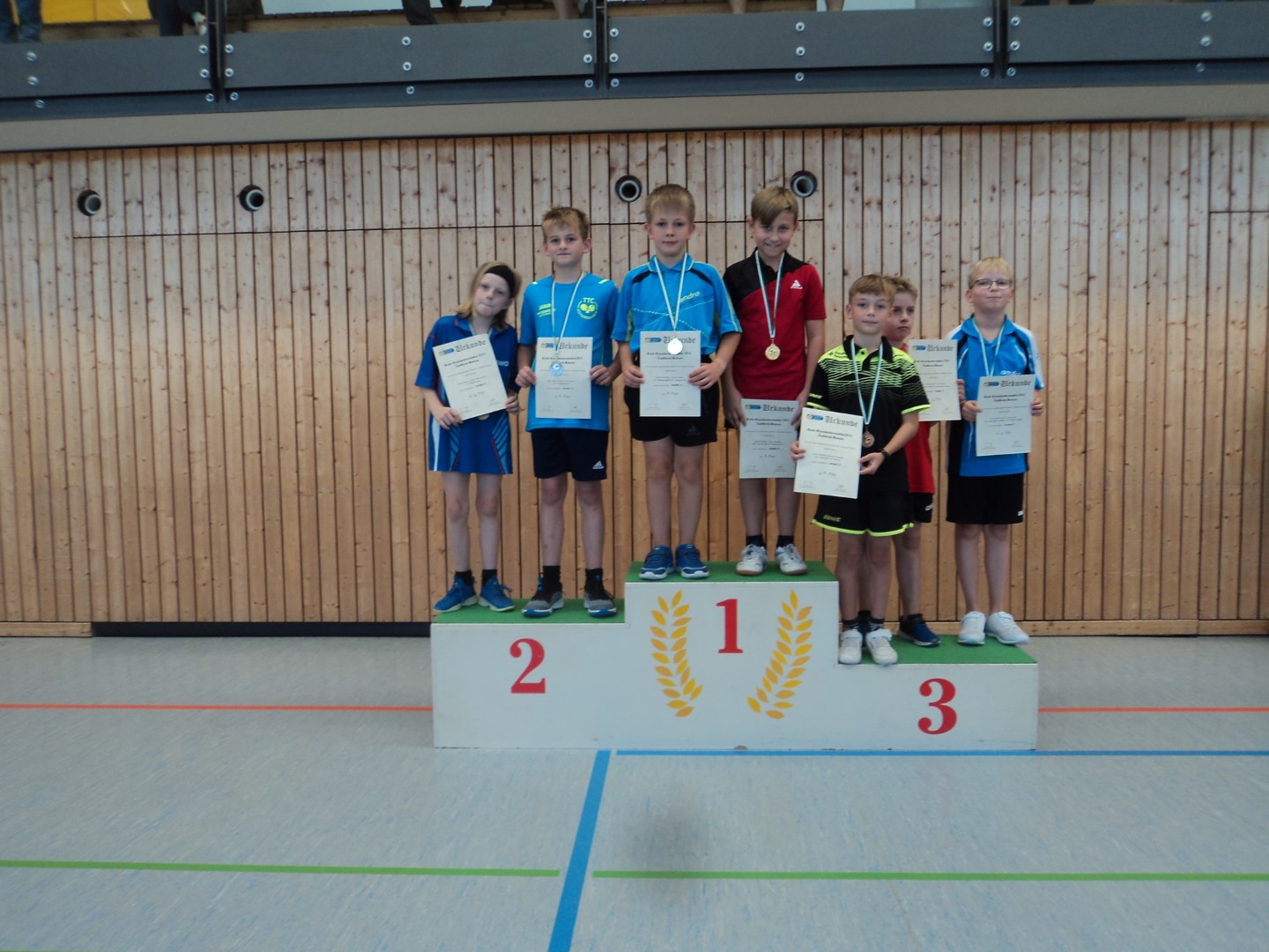 Siegerehrung der Jugend 11 - Jungen Doppel - Foto von Ines Mietzsch