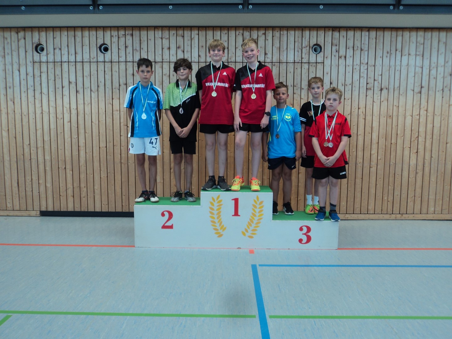Siegerehrung der Jugend 13 - Jungen Doppel - Foto von Ines Mietzsch