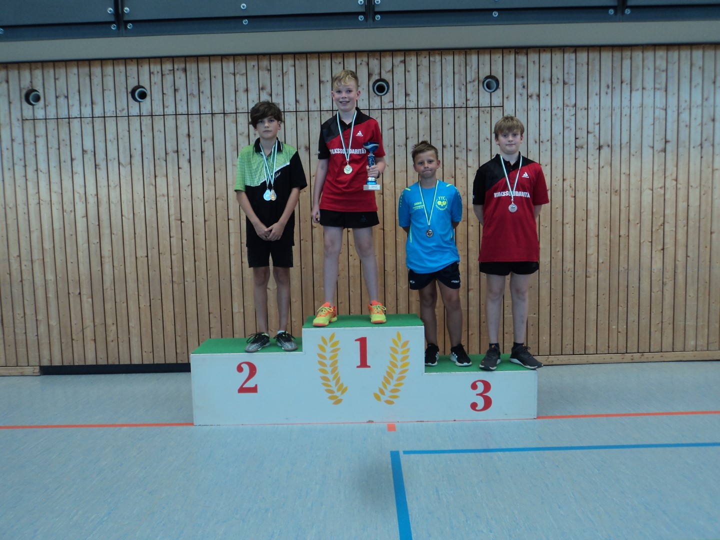 Siegerehrung der Jugend 13 - Jungen Einzel - Foto von Ines Mietzsch