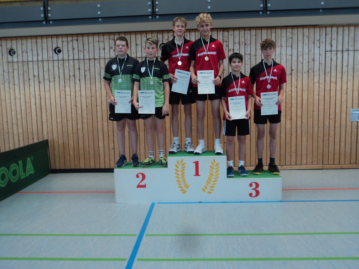 Siegerehrung der Jugend 15 - Jungen Doppel - Foto von Ines Mietzsch