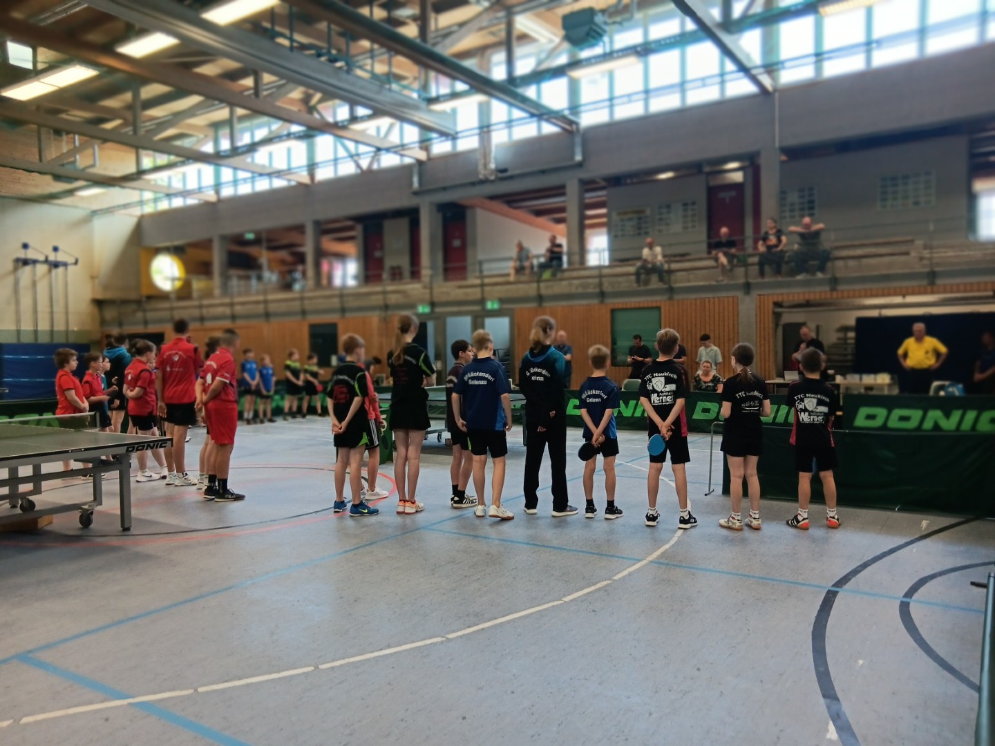 Die Eröffnung bei der Kreis-Kinder- und Jugendspartakiade 2025 bei der Jugend 11 und der Jugend 15 - Foto von Ines Mietzsch