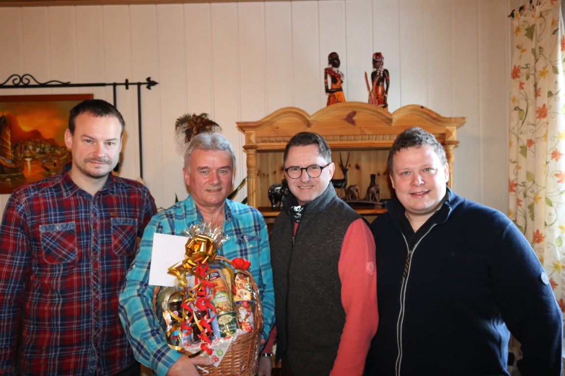 Steffen Thomas gemeinsam mit Patrick Wendt, Jens-Peter Meyer und Felix Schreiber